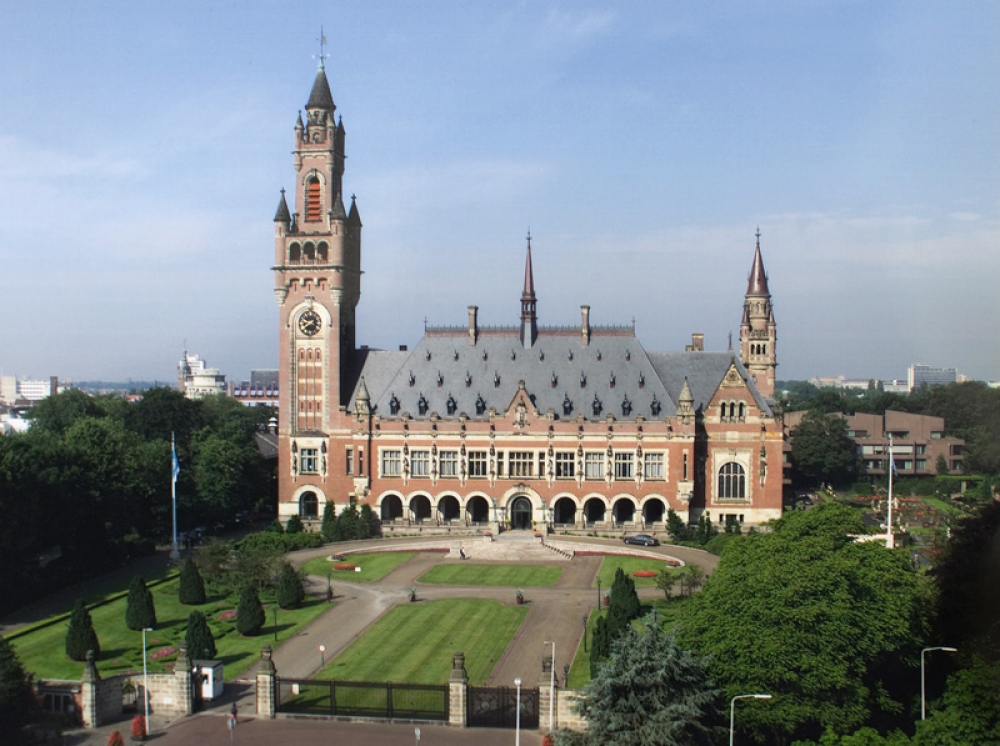 海牙國際法庭。(維基百科)