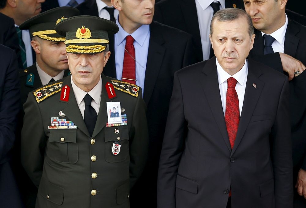 土耳其總統艾爾多安（右）。（湯森路透）