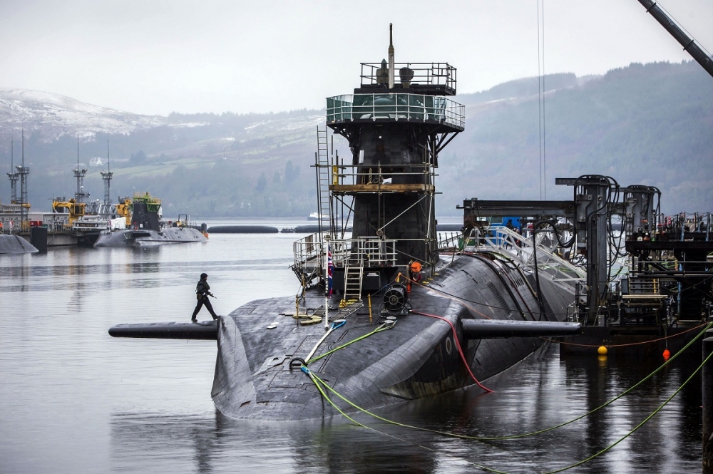 英國下議院18日表決通過更新昂貴的核武潛艦（美聯社）