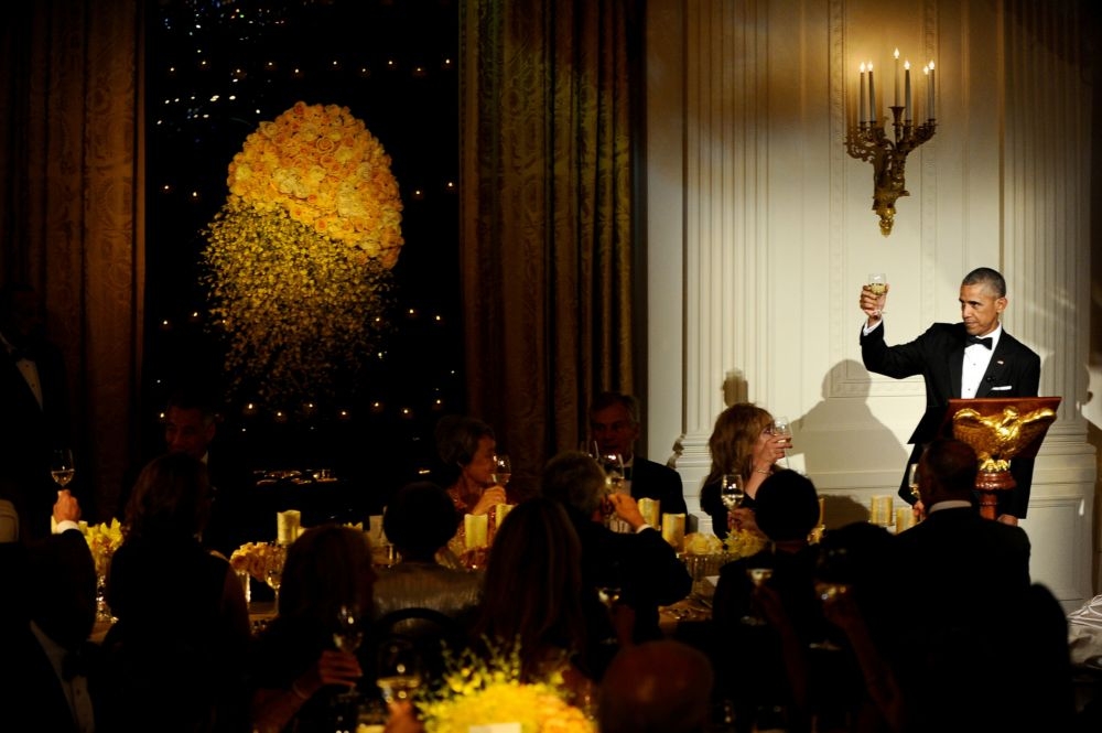 美國總統歐巴馬今年在白宮度最任期內最後一個生日。（湯森路透）