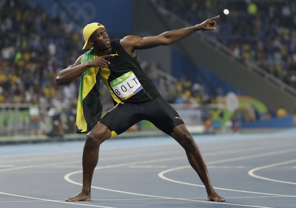 牙買加田徑選手「閃電」柏特贏得第3面男子100公尺奧運金牌（美聯社）