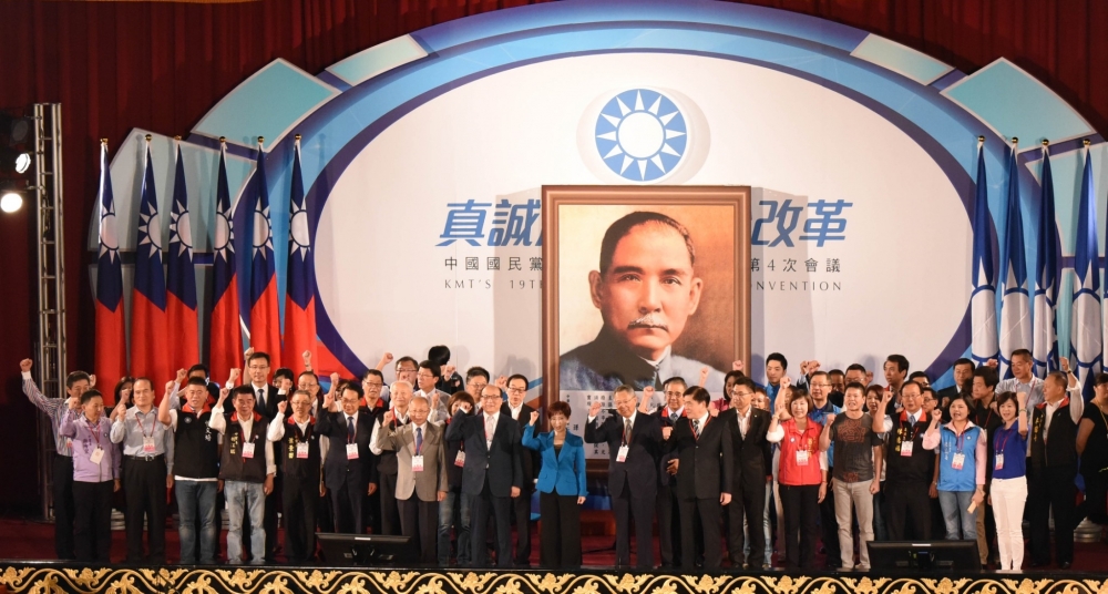 國民黨的和平政綱，真能有效對抗民進黨的台獨黨綱，通過台灣主流民意檢驗嗎？（攝影：葉信菉）