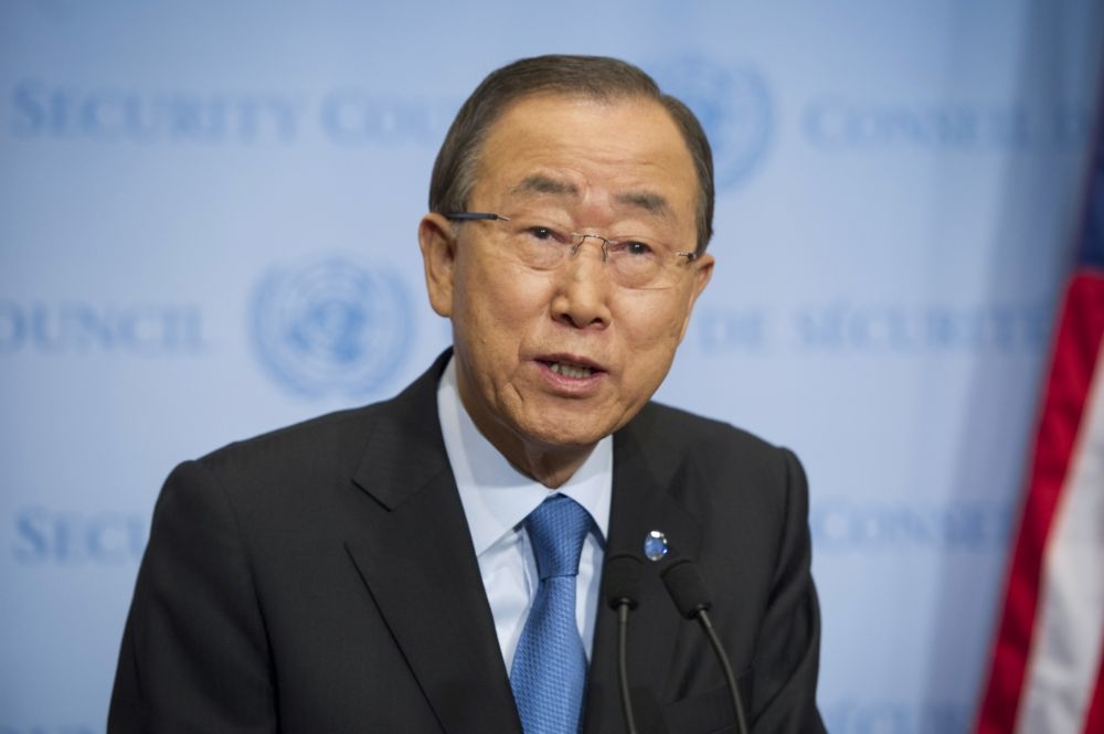 聯合國大會於今（19日）起召開，圖為聯合國秘書長潘基文（Ban Ki-moon）。　（美聯社）