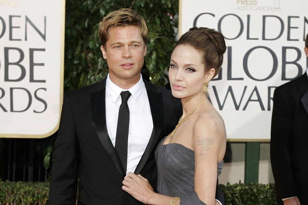 安潔莉娜裘莉（Angelina Jolie）和布萊德彼特（Brad Pitt）交往11年，但日前卻傳出兩人因子女教養問題而離婚。（美聯社）