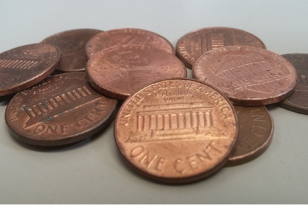 美國1美分硬幣。  （翻攝自pixabay網站）