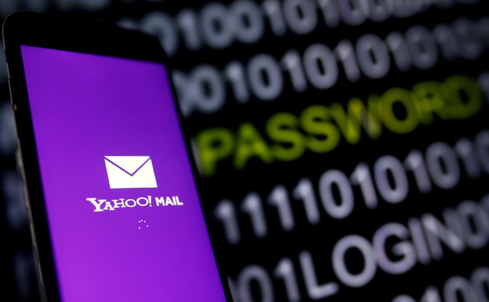 美國 Yahoo 總部15日稍早宣布，確認公司旗下客戶帳號曾遭駭客入侵，受影響的使用者超過 10 億人。（湯森路透）