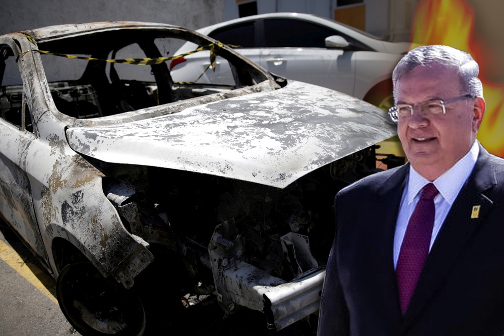 希臘駐巴西大使艾米里迪斯遭妻子的情夫殺害後，屍體被放在汽車中焚燒。（合成畫面／湯森路透）