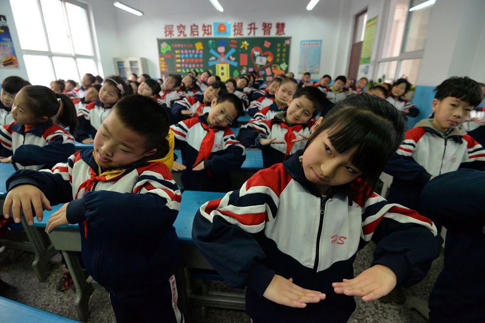 今天中國教育的目的，毫無疑問是為共產黨的繼續統治提供最好的被統治者。（湯森路透）