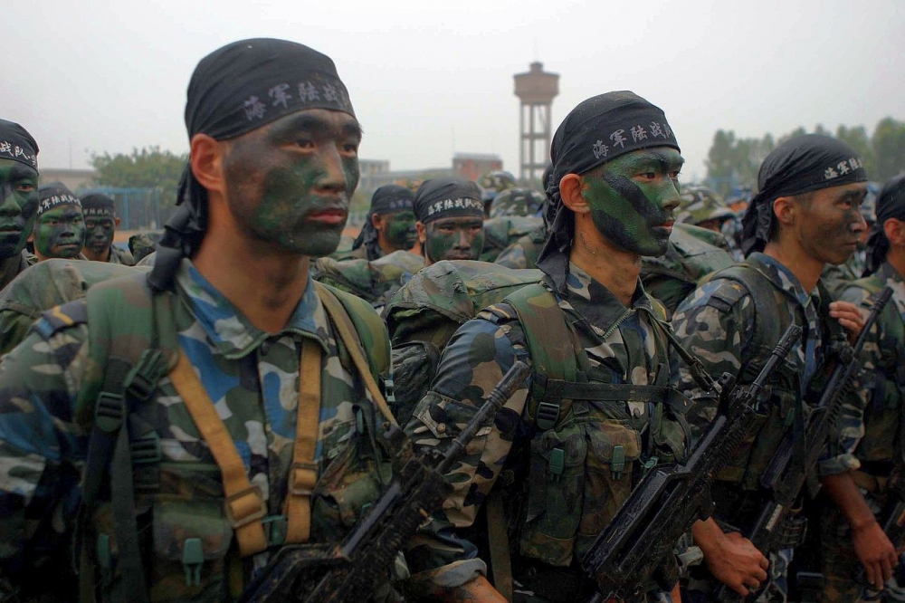 中國擴編海軍陸戰隊，未來將由2萬增至10萬人，規模成長4倍。（翻攝自維基百科）
