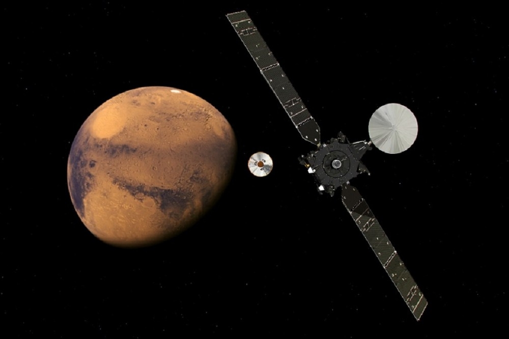 美國航空暨太空總署探索火星的任務獲得川普預算藍圖支持。（ESA/ATG MEDIALAB）
