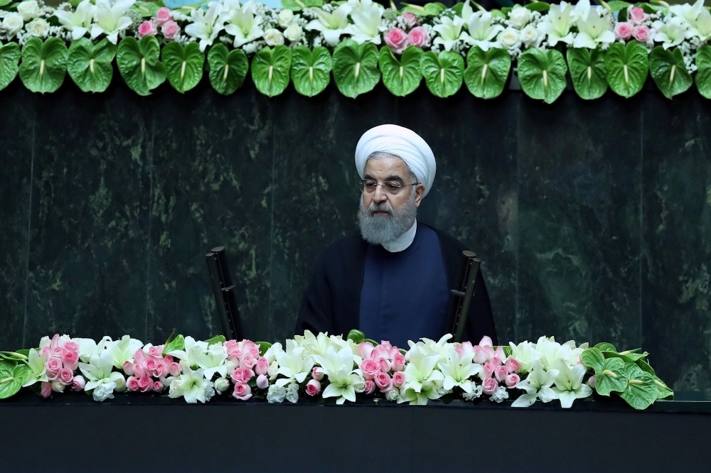 伊朗總統羅哈尼（Hassan Rouhani）。（湯森路透）