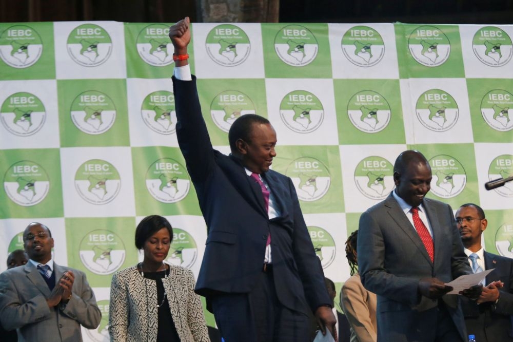 現任總統肯亞塔贏得總統選舉。（湯森路透）
