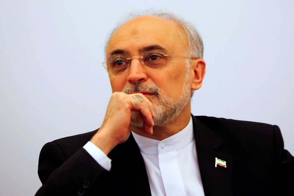 伊朗原子能組織（AEOI）主席沙列西（Akbar Salehi）18日稱，伊朗已著手提升提煉濃縮鈾的能力。（湯森路透）