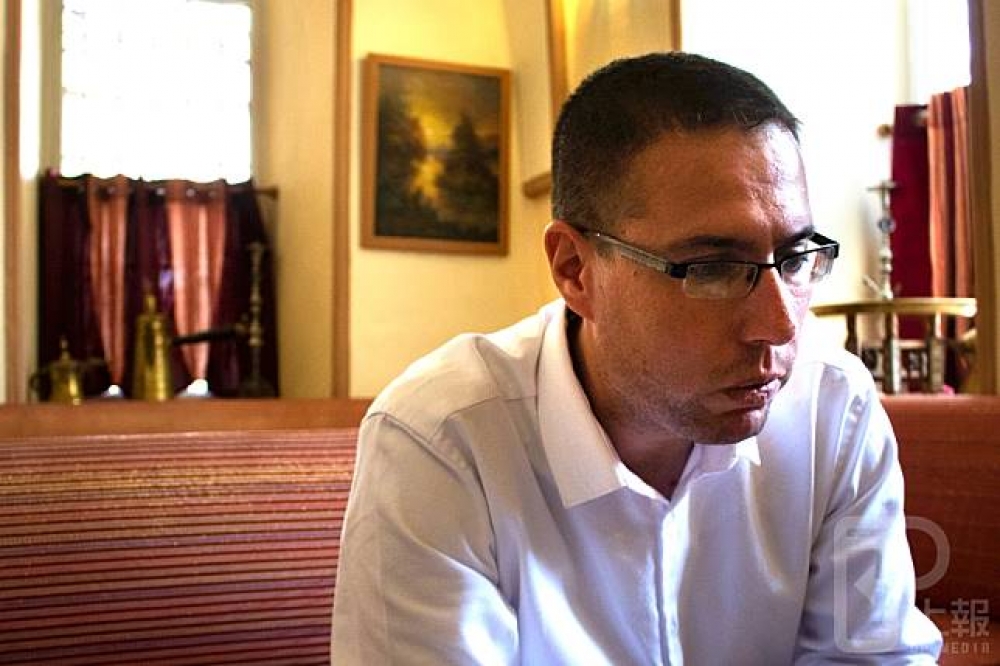海贊恩（Eli Hazan）為以色列聯合黨外交事務部主任，以國總理納坦雅胡是他的頂頭上司。（攝影：李隆揆）