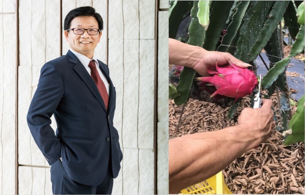 華南銀行董事長吳當傑呼籲各界挺果農。(圖片來源:華南銀行)