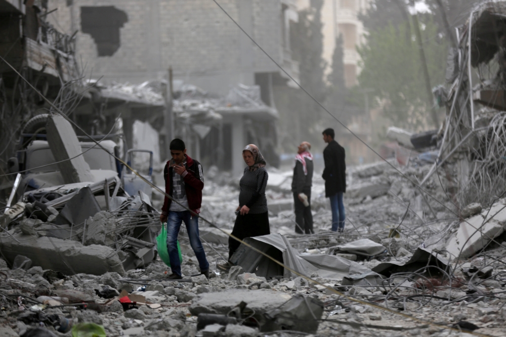  美國官員表示，已籌得盟國提供300億美元協助重建敘利亞。（湯森路透）