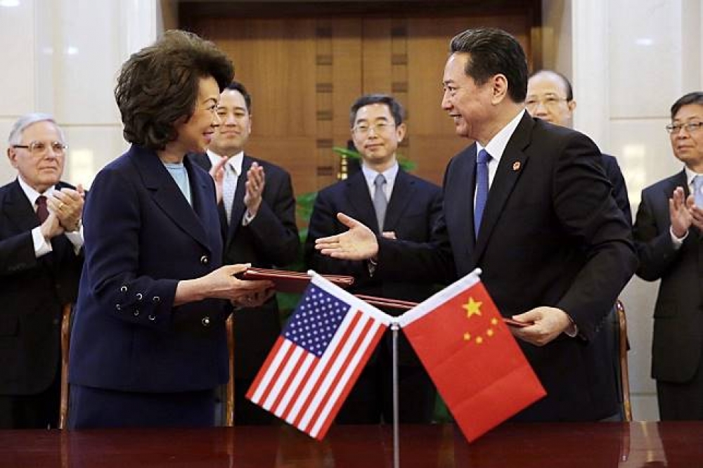 美國要中國扮演「負責任的利益相關者」，中國言辭上不拒絕，實則不想分擔美國要求它的責任。（美聯社）