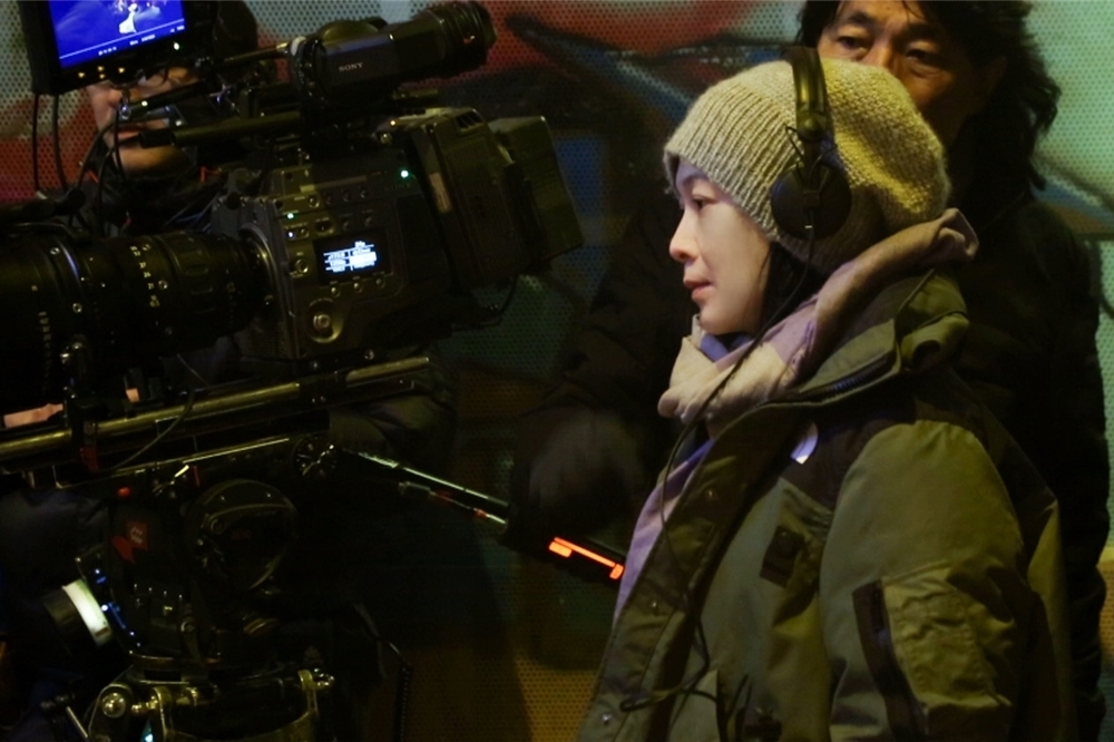 劉若英在《後來的我們》拍攝現場（甲上娛樂提供）