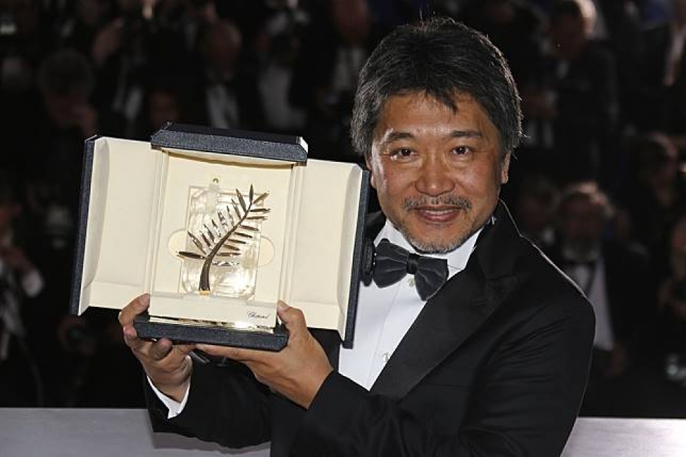 是枝裕和以《小偷家族》拿下第71屆坎城影展金棕櫚獎（湯森路透）