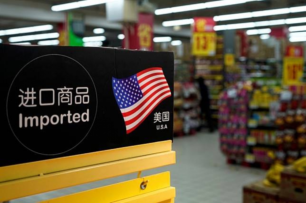 中國商務部4日下午立即公布對美國進口商品開徵高關稅的報復措施。（湯森路透）