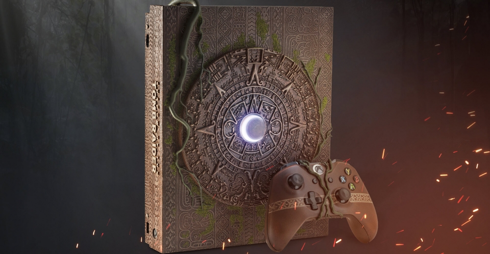 《古墓奇兵：暗影》官方公布特製 Xbox One X 主機，售價逾新台幣十萬。（圖片來源：ebay）