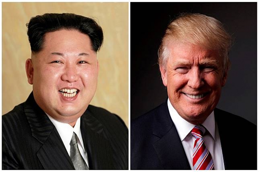 美國總統川普與北韓領導人金正恩敲定5月底前進行美朝會晤。（湯森路透）