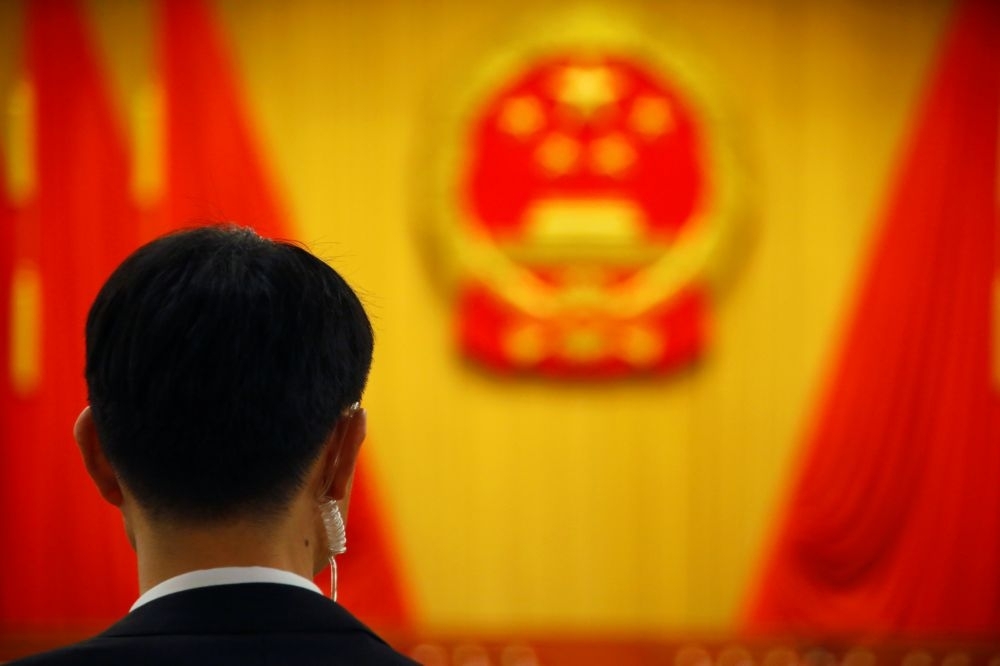 中國第十三屆人大5日開幕。（湯森路透）