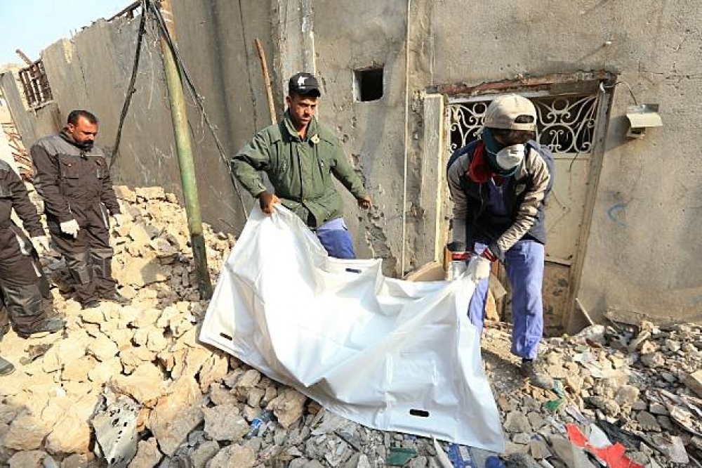 伊拉克從IS手中收復失土後，極需資金進行重建工作。（湯森路透）