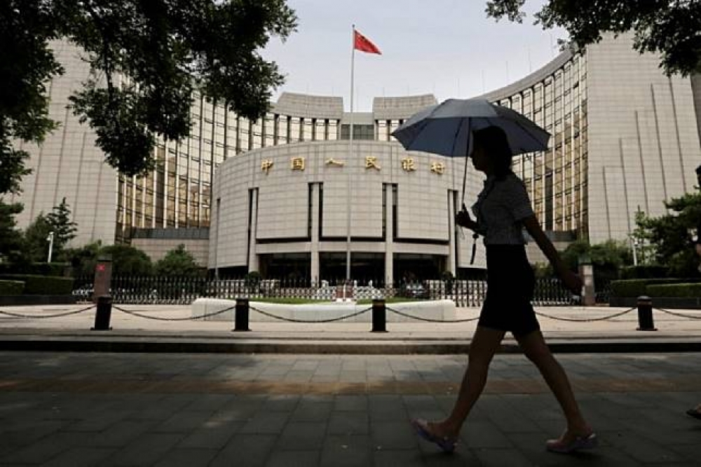 中國人民銀行是中國央行，地位超然。（湯森路透）