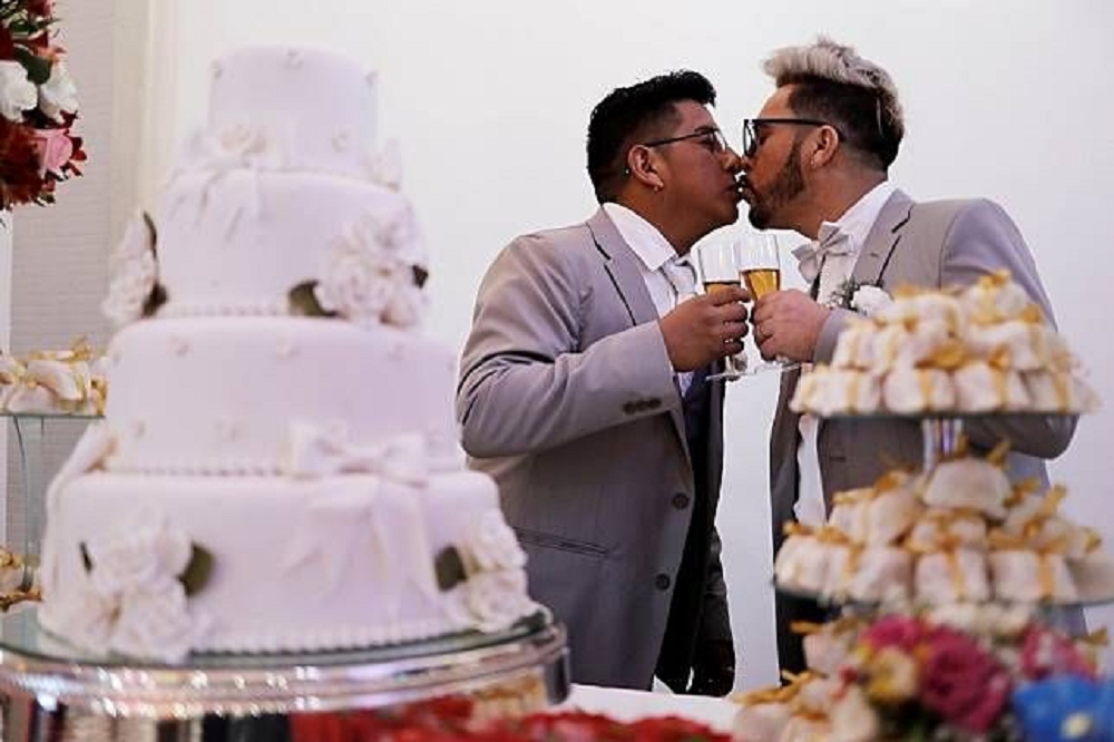 同性伴侶自2019年起可於奧地利締結合法婚姻。（湯森路透）