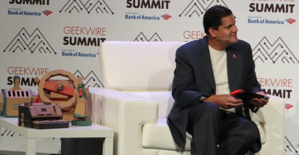 美國任天堂總裁兼首席運營官Reggie Fils-Aime出席了西雅圖的Geekwire峰會，並談論了公司的未來。（圖／Arstechnica.com）