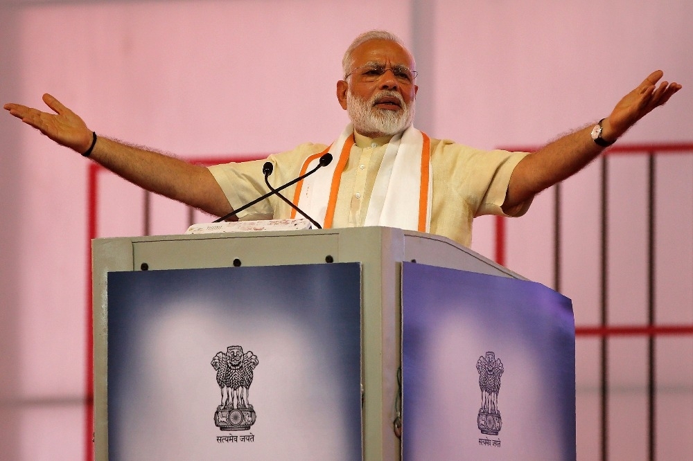 民調顯示，印度總理莫迪上任第三年仍有9成民調支持。（湯森路透）