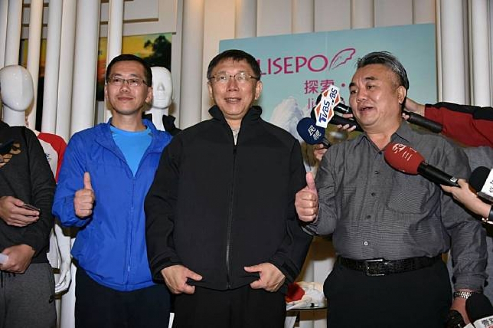 台北市長柯文哲表示，有考量在深圳設置辦事處，但目前仍在討論中。（北市府提供）