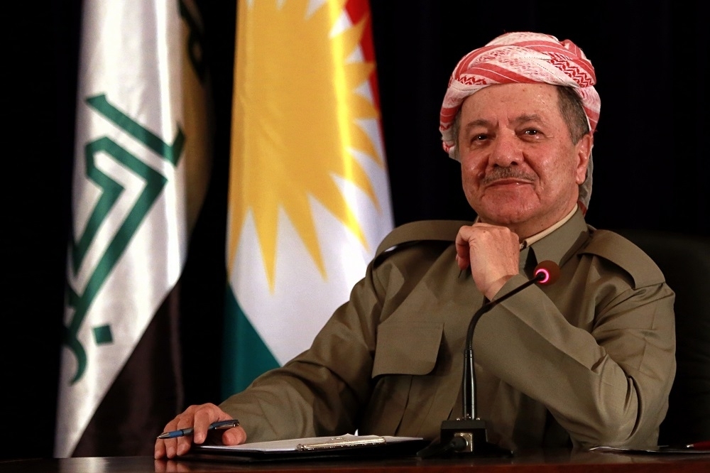 KRG主席巴爾札尼（Massoud Barzani）。（美聯社）