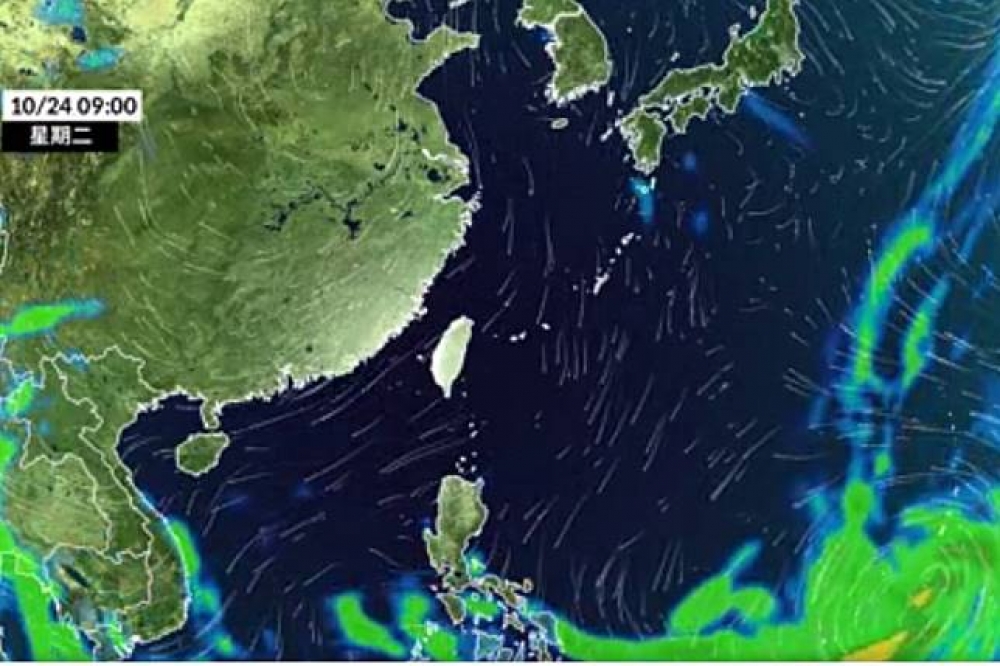 關島附近有熱帶低壓恐發展成颱風。（圖片取自彭啟明臉書）