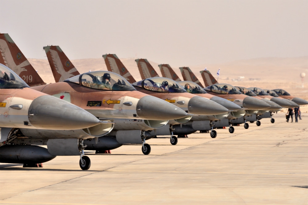 以色列麾下現役F-16戰機。（圖片取自以色列空軍）