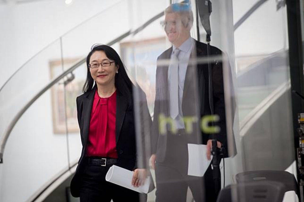 HTC董事長兼執行長王雪紅。（攝影：李昆翰）