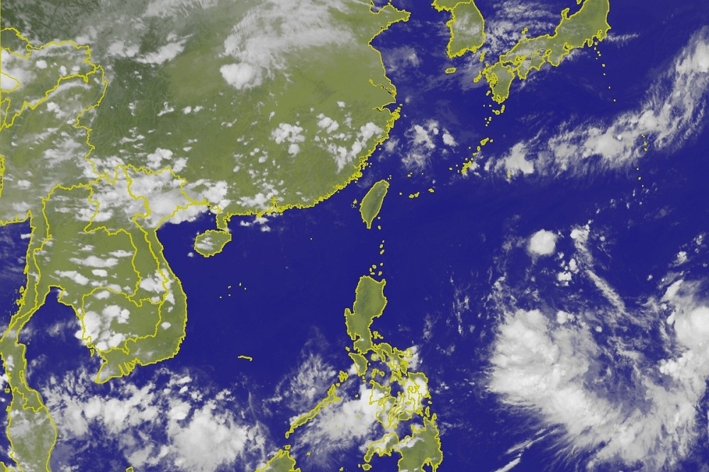 關島附近又形成1熱帶性低氣壓，未來不排除形成颱風「泰利」。（圖片取自氣象局）