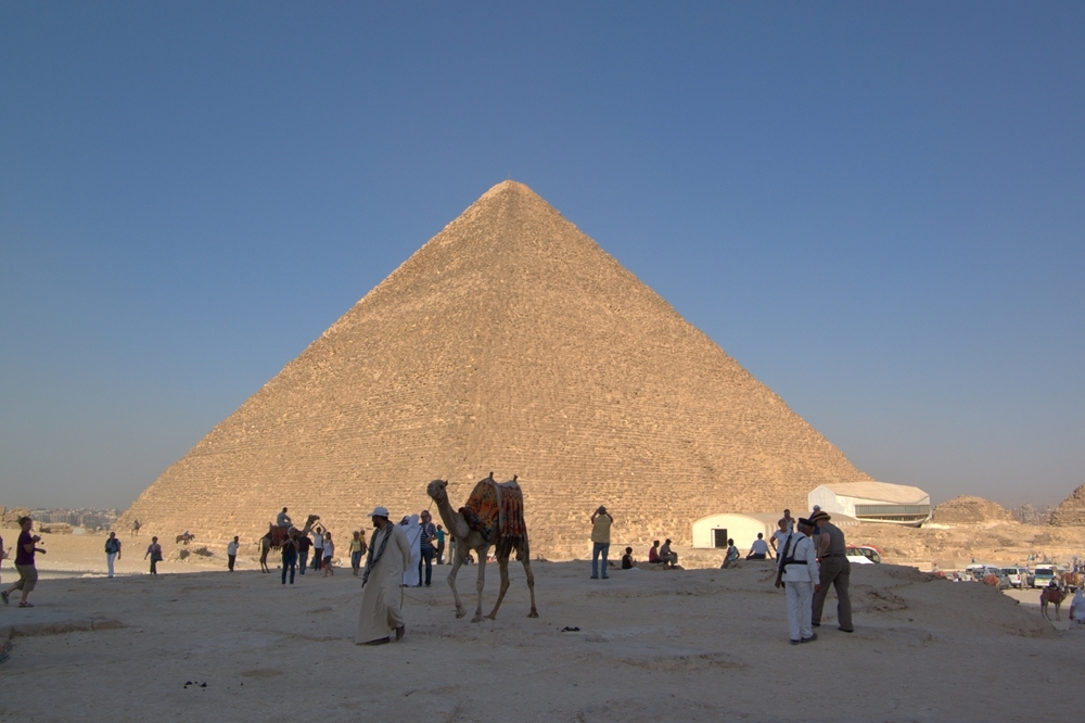 古代世界七大奇跡之一胡夫金字塔（圖片取自維基百科）
