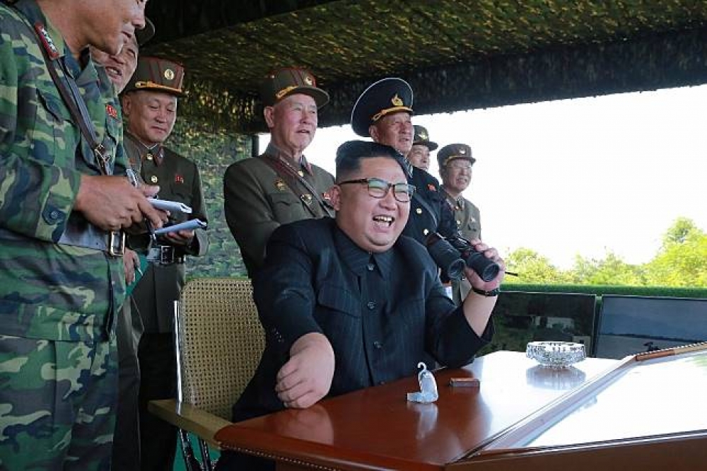 北韓於29日上午再度試射飛彈，南韓也立即發出聲明警告北韓。（湯森路透）