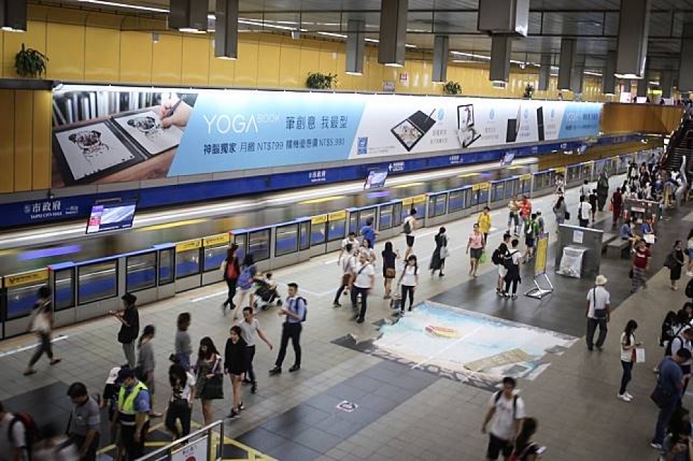 北捷公司「捷運A級車站廣告」4個租貸案開標傳出弊端。（攝影：陳品佑）