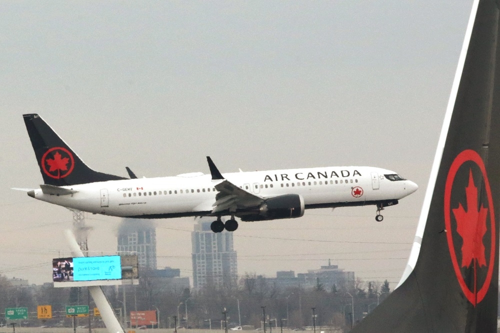 美國總統川普13日宣布即刻波音737 MAX 飛機即刻停飛，加拿大也宣布跟進。（湯森路透）