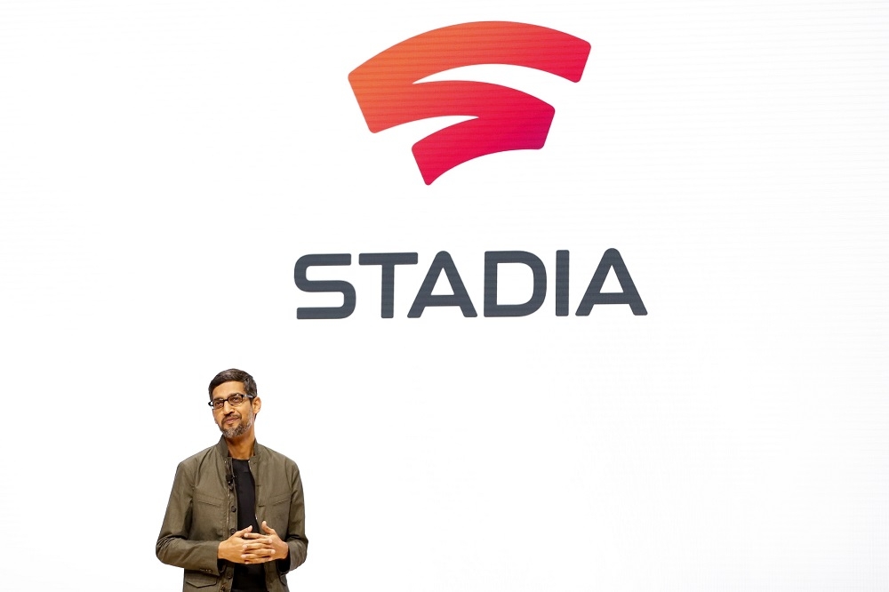 Google推出Stadia雲端遊戲串流平台。（湯森路透）