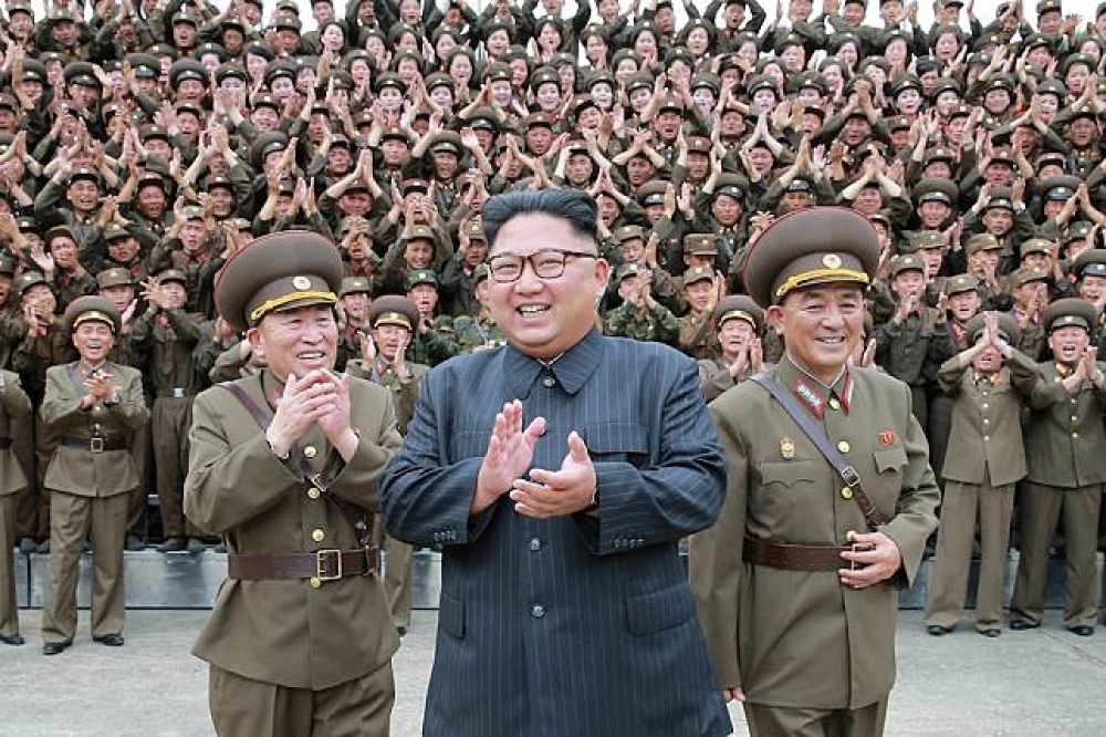 10日，北韓官媒對外表示預計朝美國關島發射遠程彈道飛彈，並計劃於8月中向領導人金正恩提案。（湯森路透）