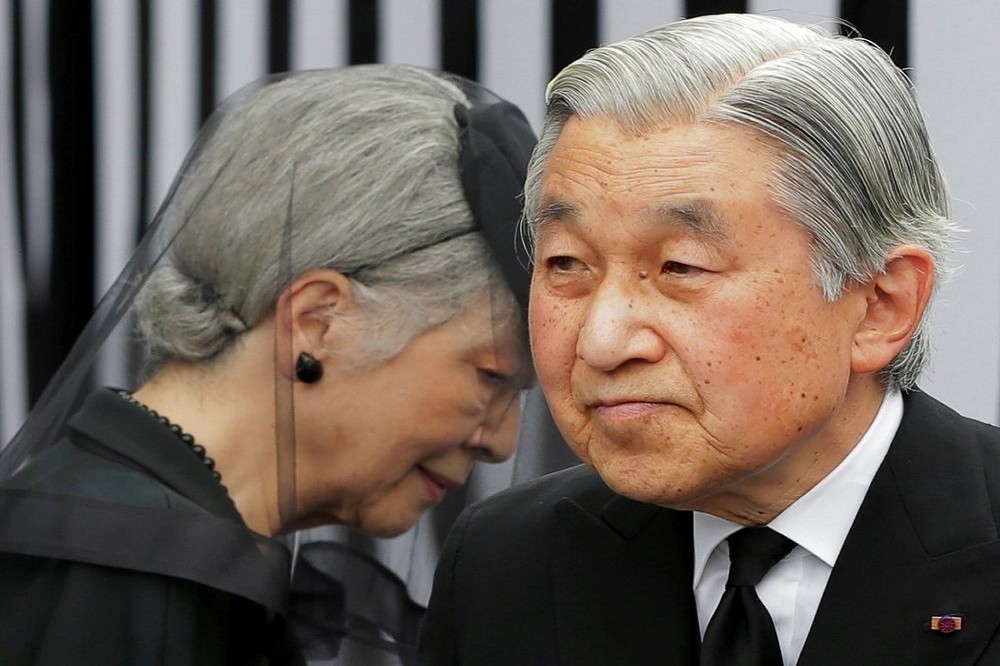 日本明仁天皇已高齡83歲。  （湯森路透）