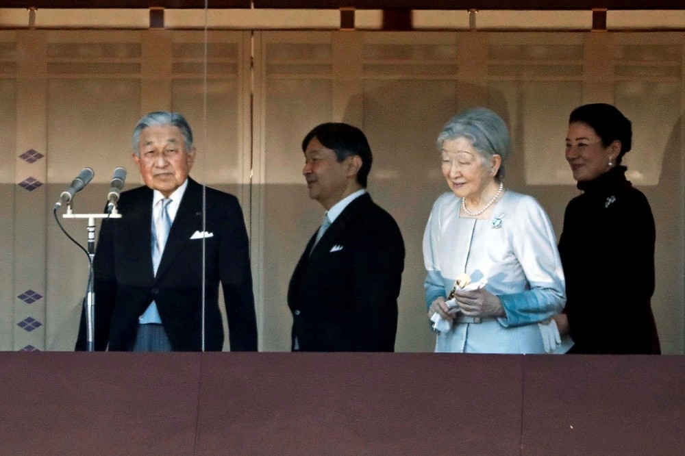 日本明仁天皇將在4月30日退位。（湯森路透）