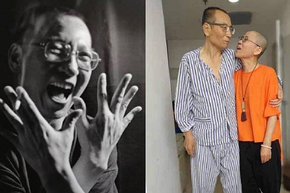 中國民運人士、同時也是諾貝爾和平獎得主劉曉波因肝癌末期，現正在瀋陽中國醫科大學第一附屬醫院保外就醫，劉曉波的情況也引起歐洲議會的關注，壓倒性通過對劉曉波的聲援。（合成畫面／翻攝自Freedom for Liu Xiaobo Action Group 自由刘晓波工作组）