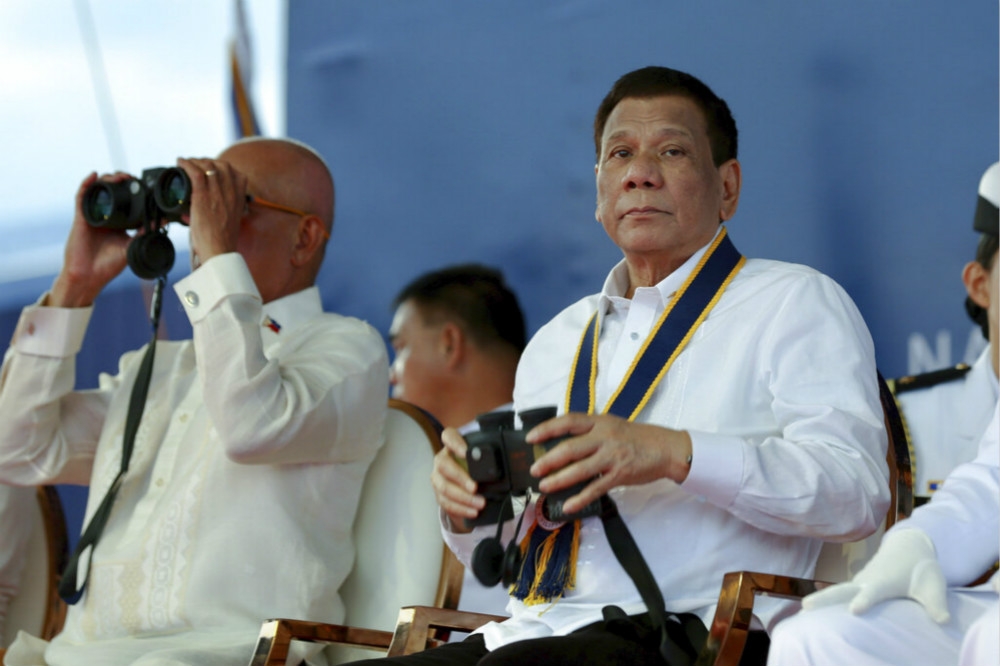 現任菲律賓「狂人」總統杜特蒂。（美聯社）