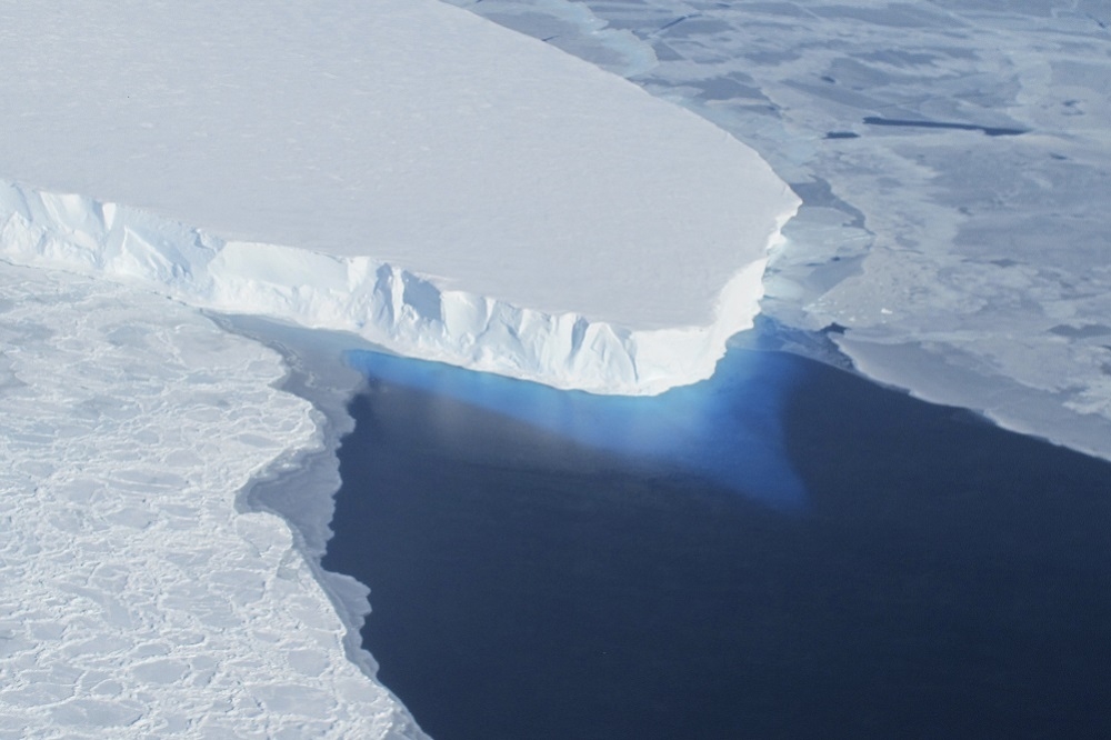南極洲思韋茨冰川（Thwaites Glacier）。（湯森路透）