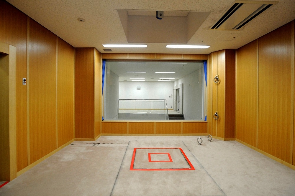 東京拘留所的行刑室。（湯森路透）